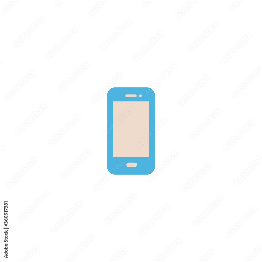 hand phone icon flat vector logo design trendy hand phone icon flat vector logo design trendy