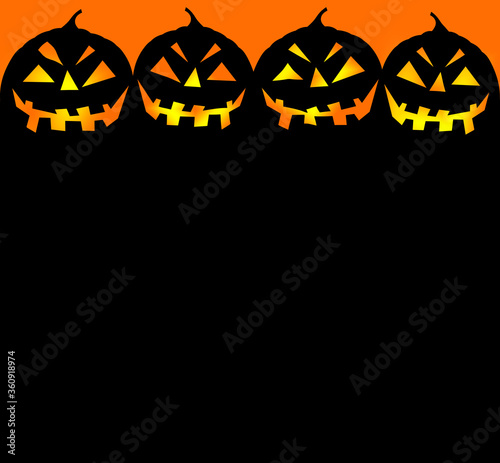 halloween pumpkin vector illustration