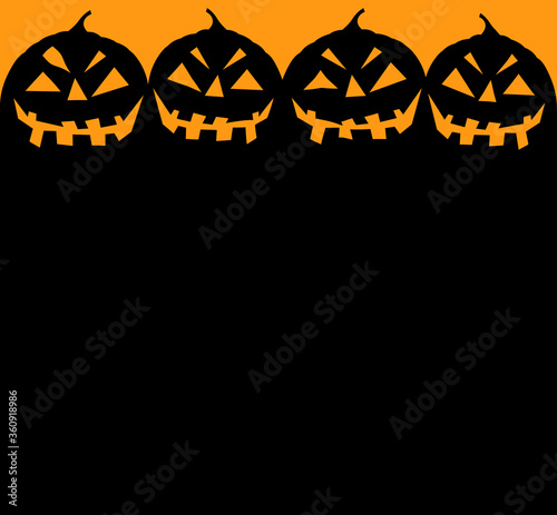 halloween pumpkin vector illustration