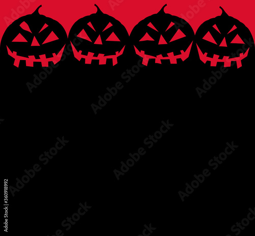 halloween background with pumpkin