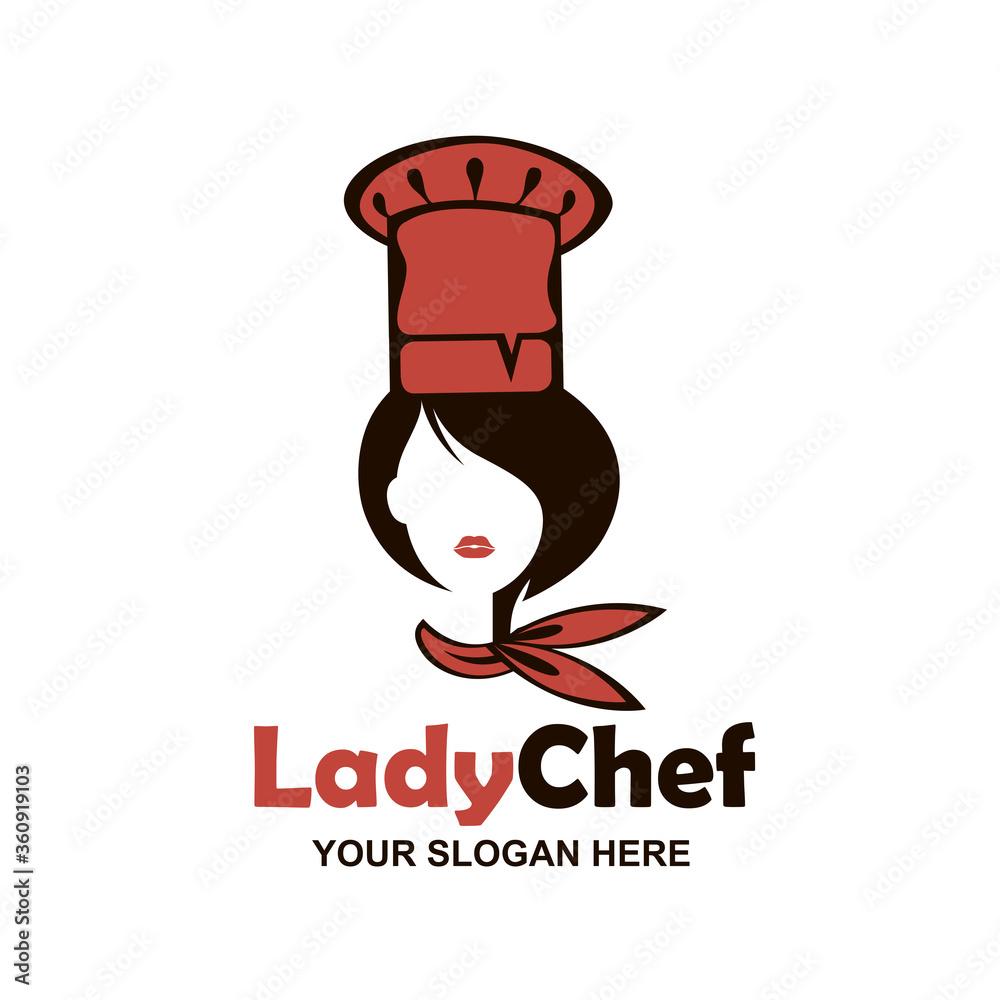 chef woman design isolated on white background chef woman design isolated on white background