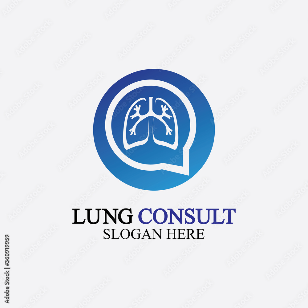 Lungs Consult Logo designs vector, Lungs Forum logo template, Lungs Care icon. Lungs Consult Logo designs vector, Lungs Forum logo template, Lungs Care icon.