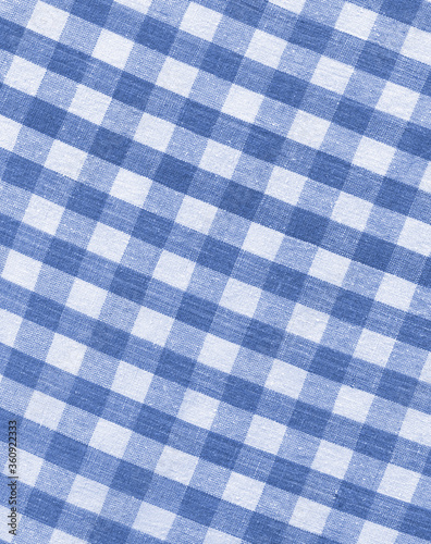 blue plaid fabric