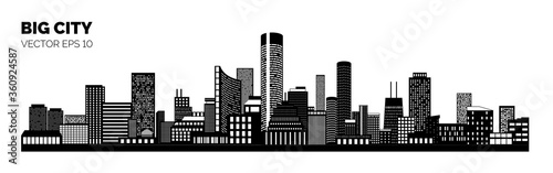 City scape outline