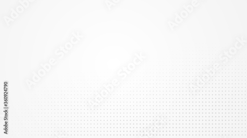 Dot white black led pattern texture background. Abstract technology big data digital concept. 3d rendering. © Papapig