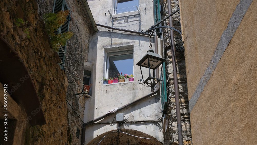 Obraz premium Il villaggio di Montemarcello nel comune di Ameglia, La Spezia