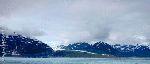 snow coverd mountain in alaska  © Anish