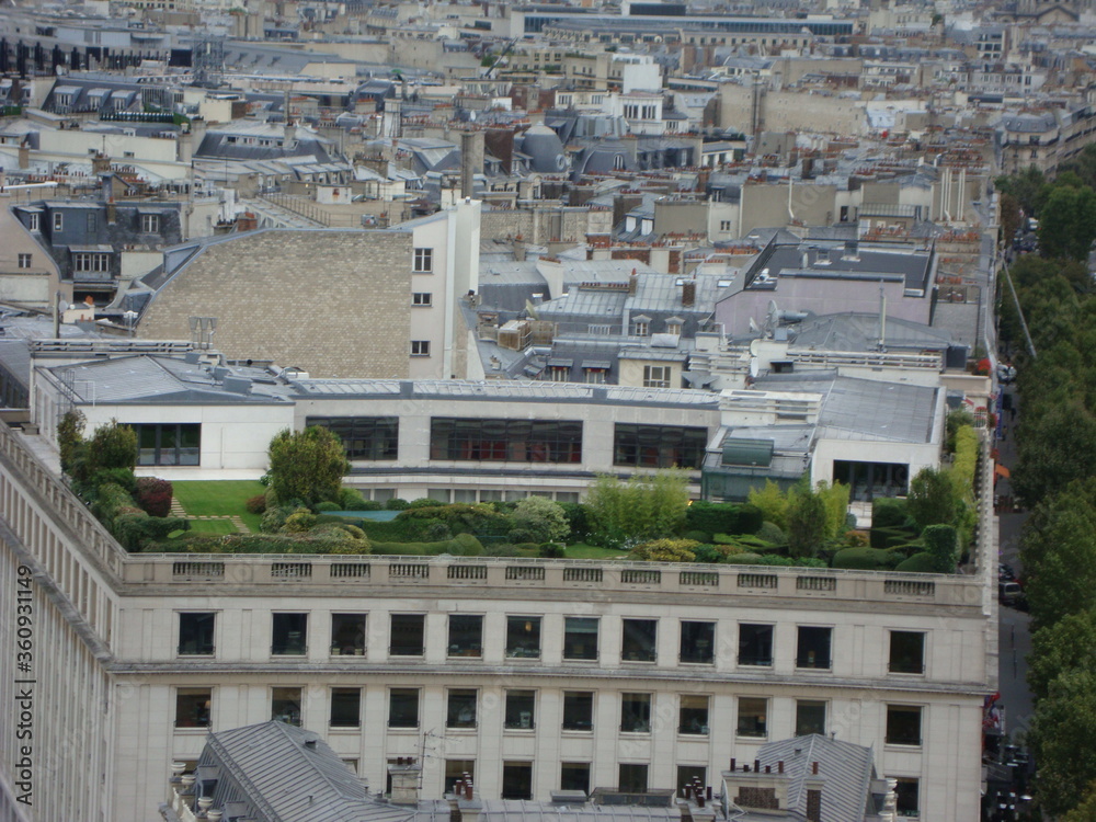 Panorama of Paris from Arc de Triomphe, 2011 (6)