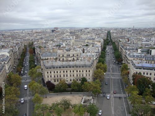 Panorama of Paris from Arc de Triomphe, 2011 (8)