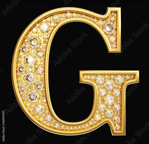 Golden letter 