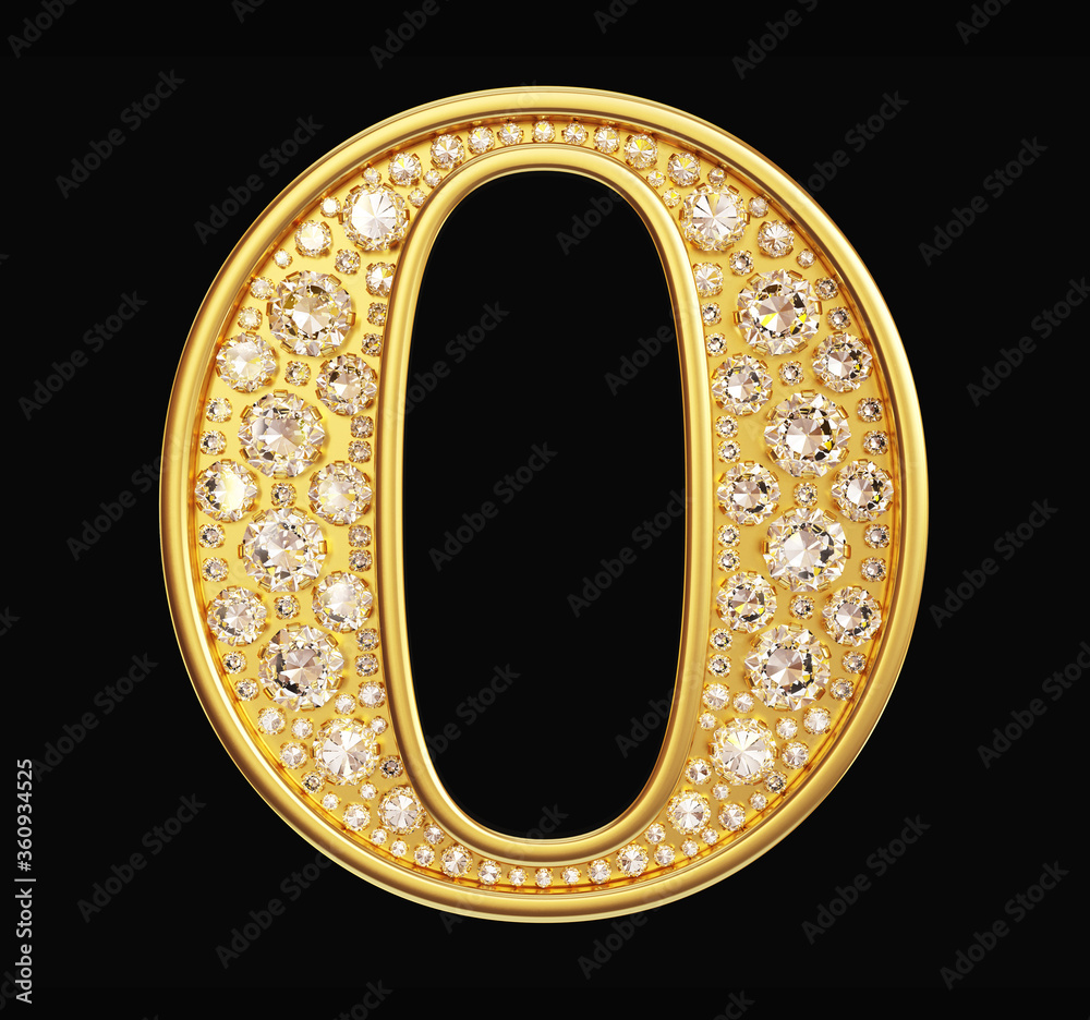 The Letter O In Gold
