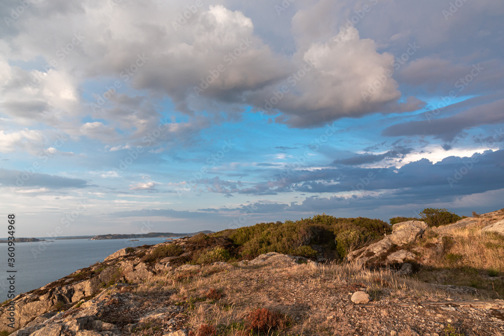 Cloudy sky at Marstrand battery