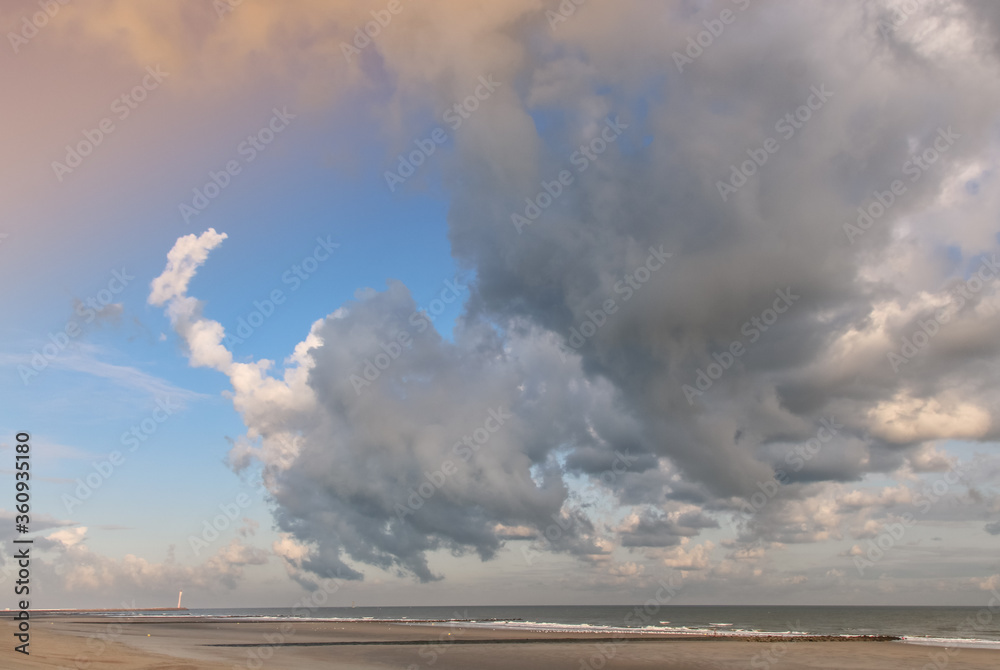 plage vide à Oostende