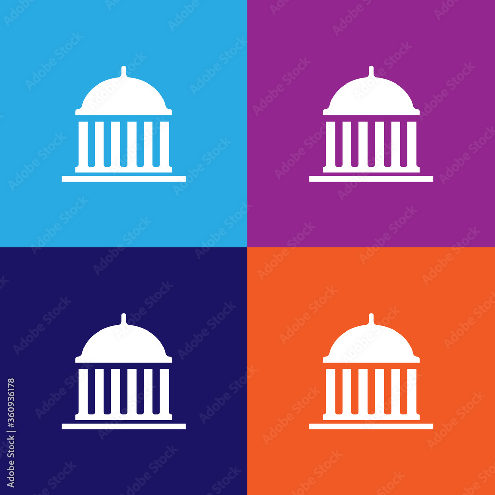 capitol icon. Election element icon. Premium quality graphic design. Signs, outline symbols collection icon for websites, web design, mobile app, info graphic