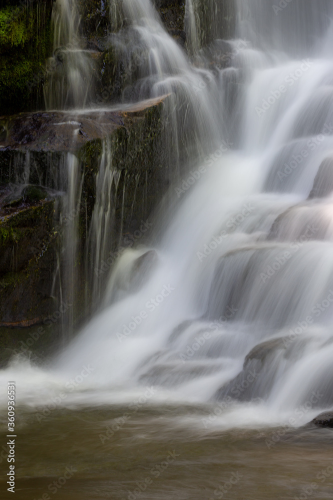 Beautiful stairstep falls at Estatoe Beautiful stairstep falls at Estatoe
