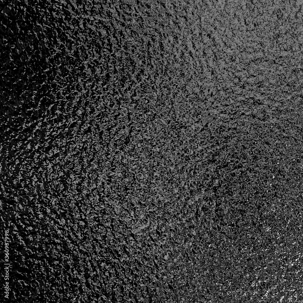 Fototapeta premium Black metallic foil paper texture background.