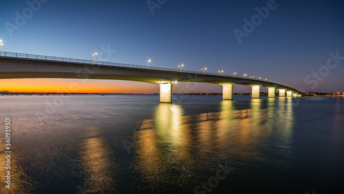 Sarasota's Circus bridge leads to Longboat Key at Sunrise