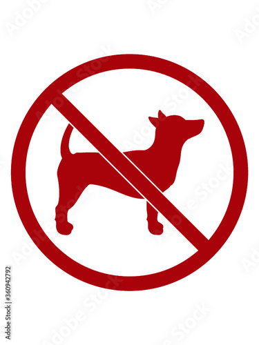 Schild Kein Hund Verboten cool flecken platz 