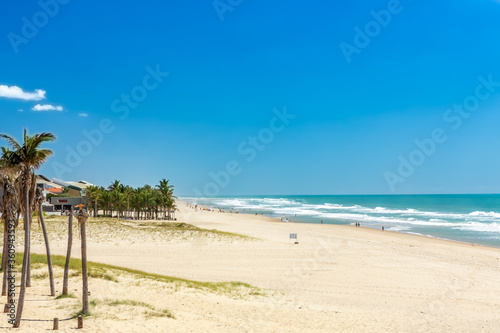 Porto das Dunas beach at the Aquiraz district in Fortaleza, Brazil. photo