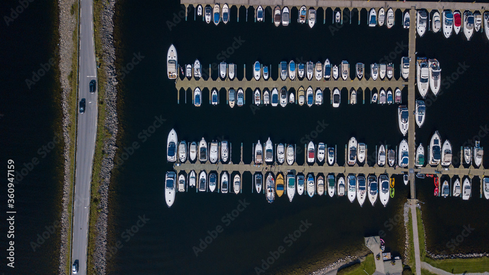 Port vu par drone Port vu par drone