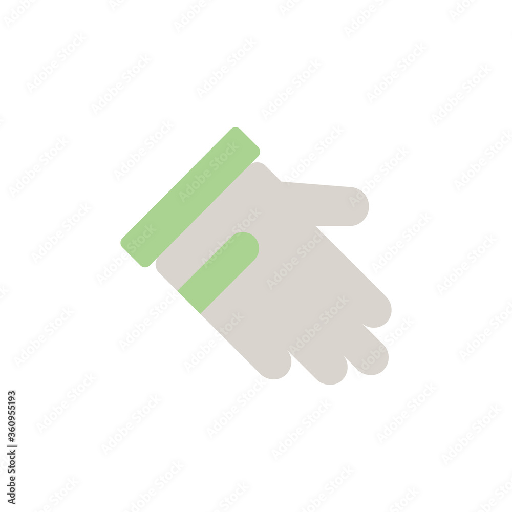 Fototapeta premium Golf glove colored icon. Simple colored element illustration. Golf glove concept symbol design from golf set. Can be used for web and mobile