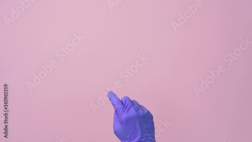 Technology and augmented reality concept - hands working with virtual screen