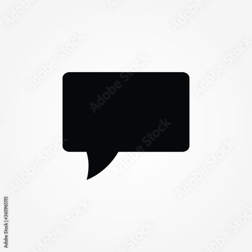 simple icon buuble, chat, message, talk, comment vector illustration