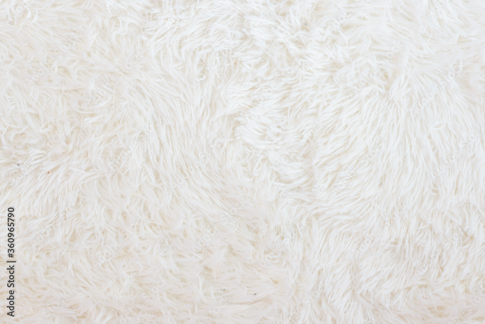 White Fur Hair Rug Carpet Texture White Fur Hair Rug Carpet Texture
