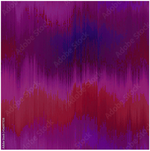 
Blurry woven watercolor tie dye knit texture background. Wavy irregular bleeding marl ink seamless pattern. Rainbow ombre distorted all over print. Variegated dripping fabric effect backdrop.