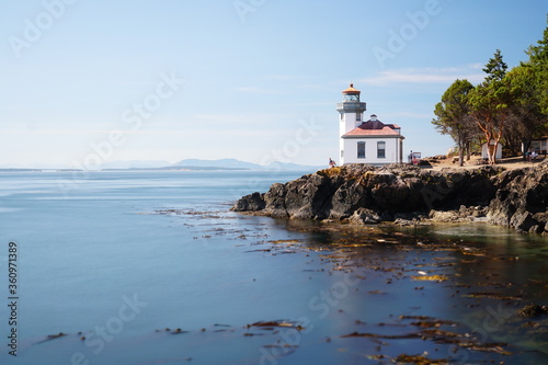 Lighthouse in San Juan Island