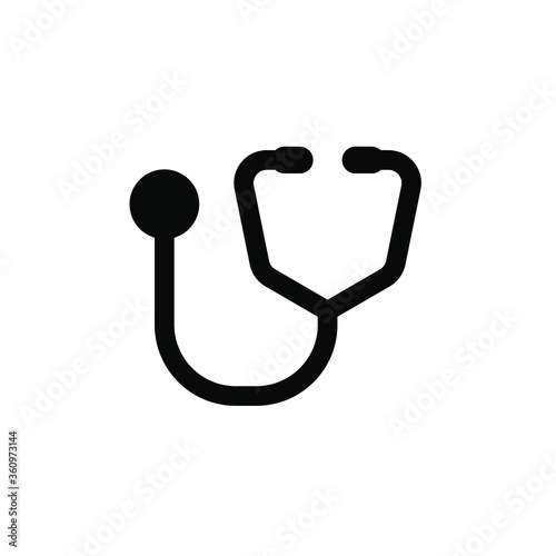 Stethescope icon design template