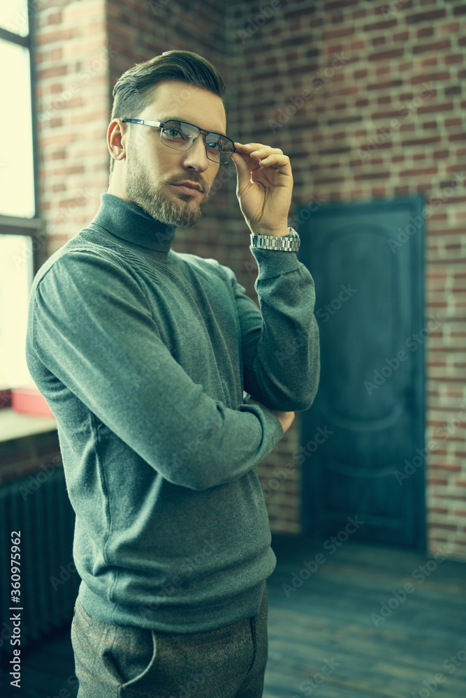 thoughtful handsome man thoughtful handsome man