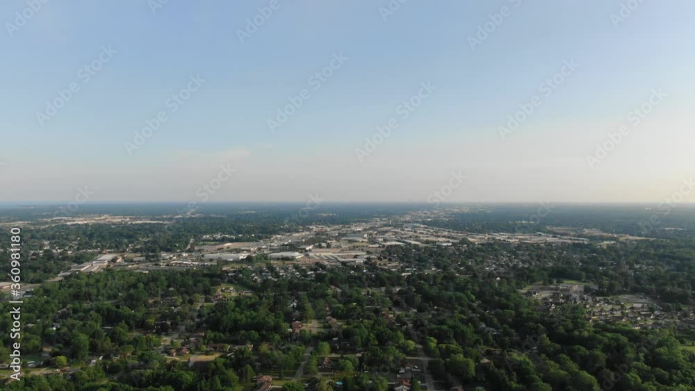 DJI Mavic flying over Clinton Township, Michigan USA on a sunny summer day DJI Mavic flying over Clinton Township, Michigan USA on a sunny summer day