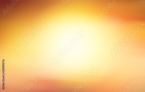 Summer season sunlight yellow orange brown abstract background color gradient motion blurred. use for empty studio room backdrop wallpaper showcase or product your. copy space for text