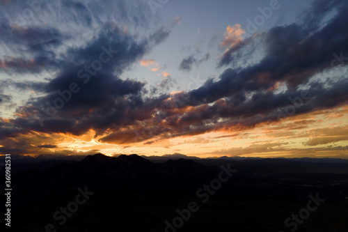 sunset over the rocky mountains © ARHIT
