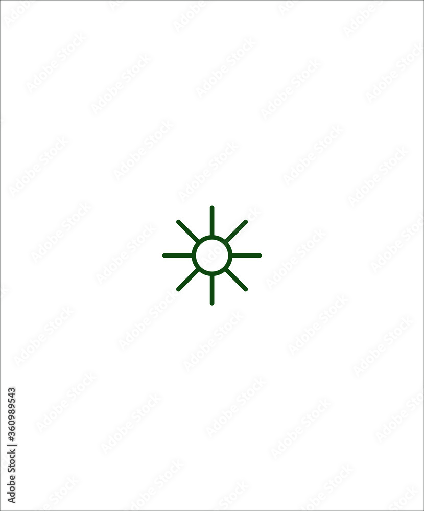 sun icon,vector best line icon. sun icon,vector best line icon.