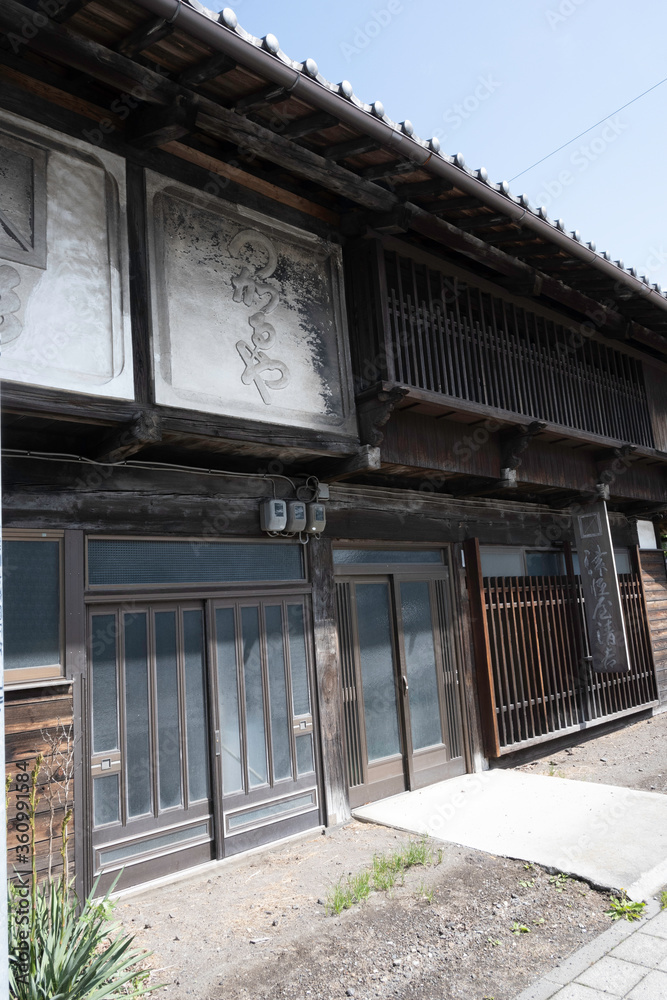 Tea house in Oiwake Station on old Nakasendo Road in Karuizawa Town, Nagano Prefecture