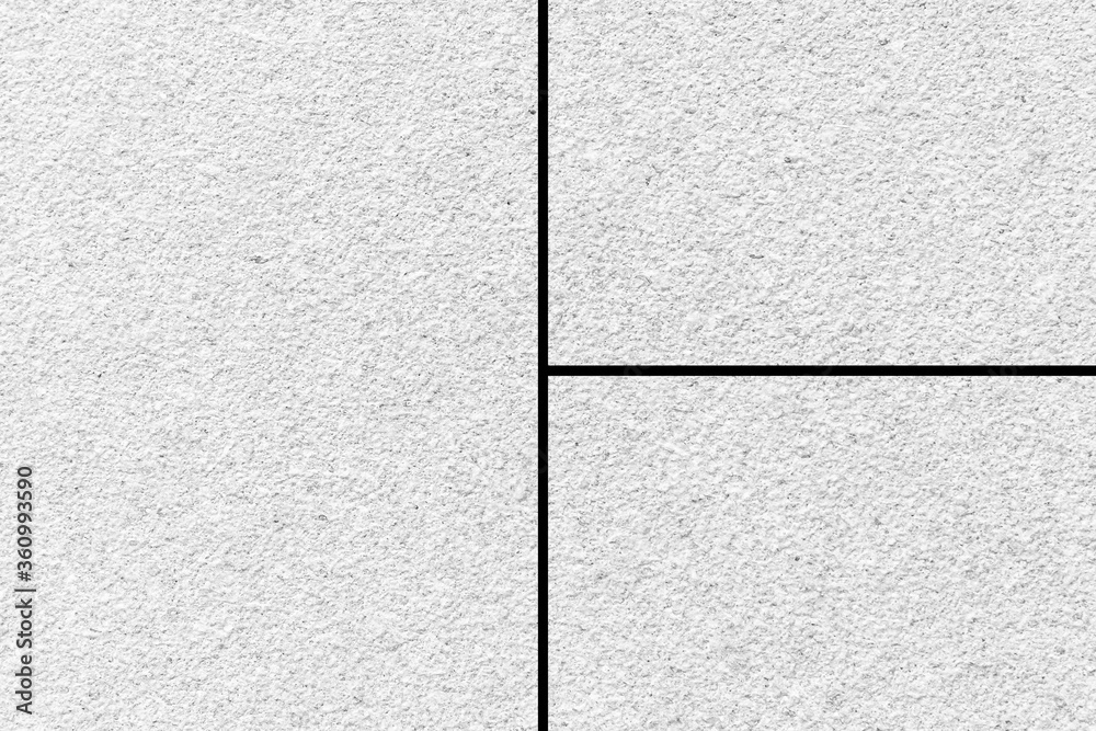 Fototapeta premium White stone floor texture and seamless background.