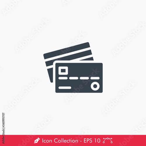 Credit Card Icon / Vector