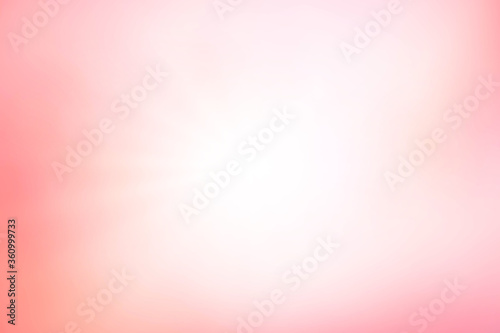 Abstract blur light gradient pink soft pastel color wallpaper background.