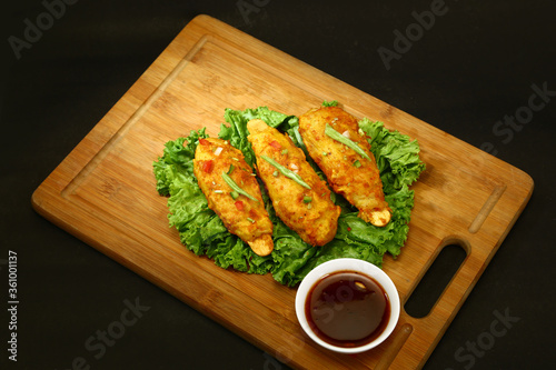 Masala Tawa Chaap or Soya Chaap, Indian Dish