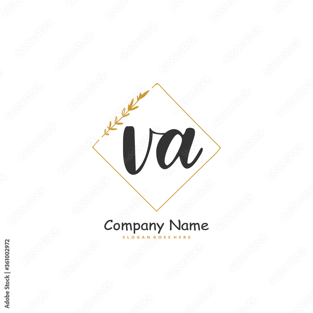 V A VA Initial handwriting and signature logo design with circle. Beautiful design handwritten logo for fashion, team, wedding, luxury logo. V A VA Initial handwriting and signature logo design with circle. Beautiful design handwritten logo for fashion, team, wedding, luxury logo.
