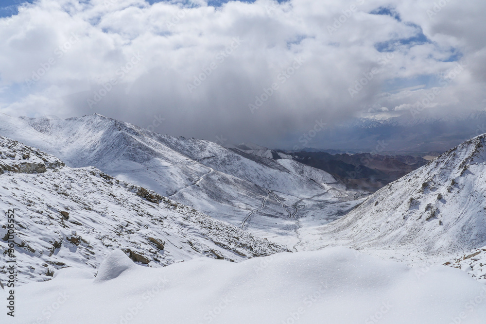 Landscape view of Ladakh India.
