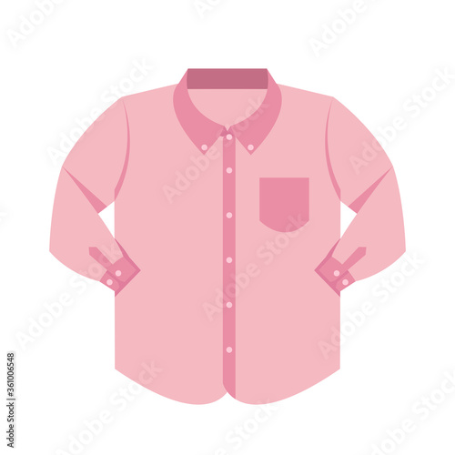plain shirt clothes pink pastel color isolated on white background, pink clothes pattern plain flat simple, clip art of clothing long sleeve shirt, illustrations plain color long sleeve shirt front