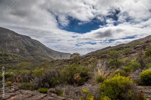 Hiking path in the Grampians National Park in Victoria, Australia.