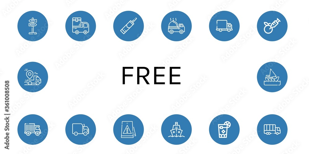 free simple icons set free simple icons set