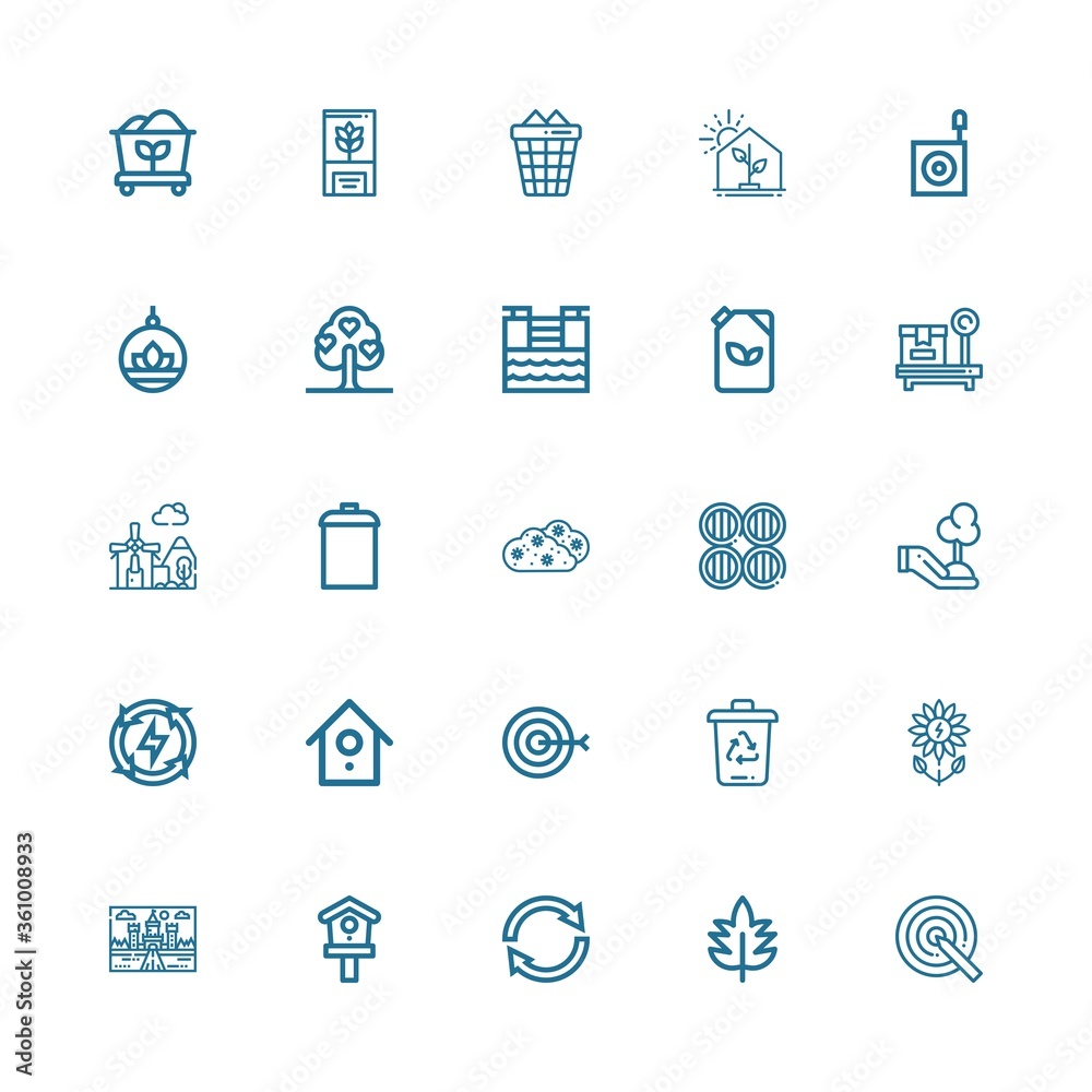 Editable 25 environment icons for web and mobile Editable 25 environment icons for web and mobile