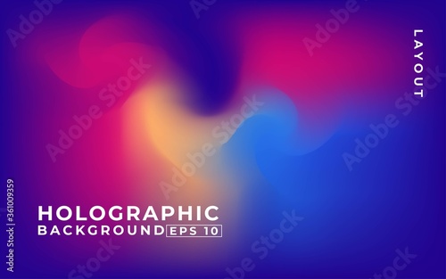 	 Abstract blur gradient background with trend pastel pink, purple, violet, yellow and blue colors for deign concepts, wallpapers, web, presentations and prints. Vector illustration.