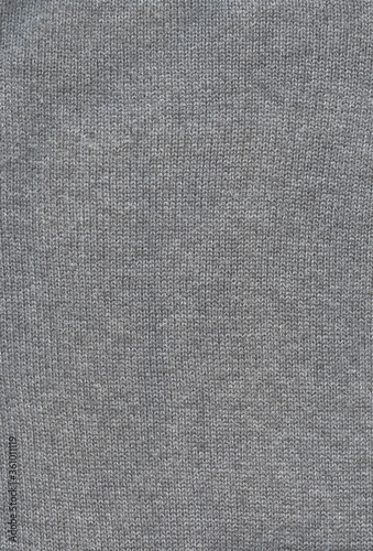 Grey knit wool texture background