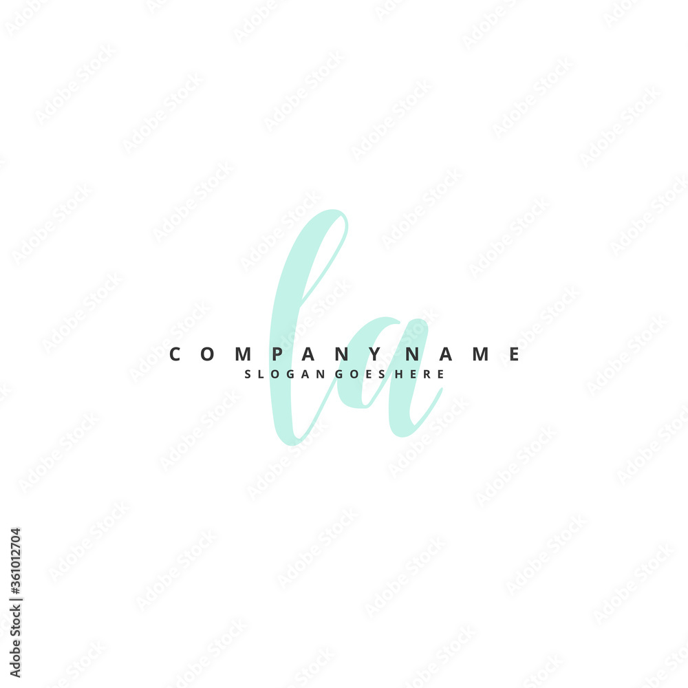 L A LA Initial handwriting and signature logo design with circle. Beautiful design handwritten logo for fashion, team, wedding, luxury logo. L A LA Initial handwriting and signature logo design with circle. Beautiful design handwritten logo for fashion, team, wedding, luxury logo.